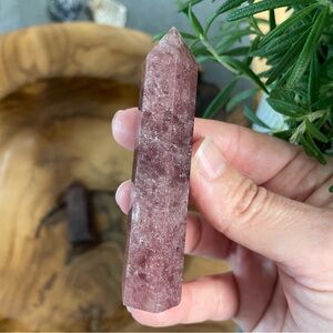 Strawberry Quartz Crystal Tower